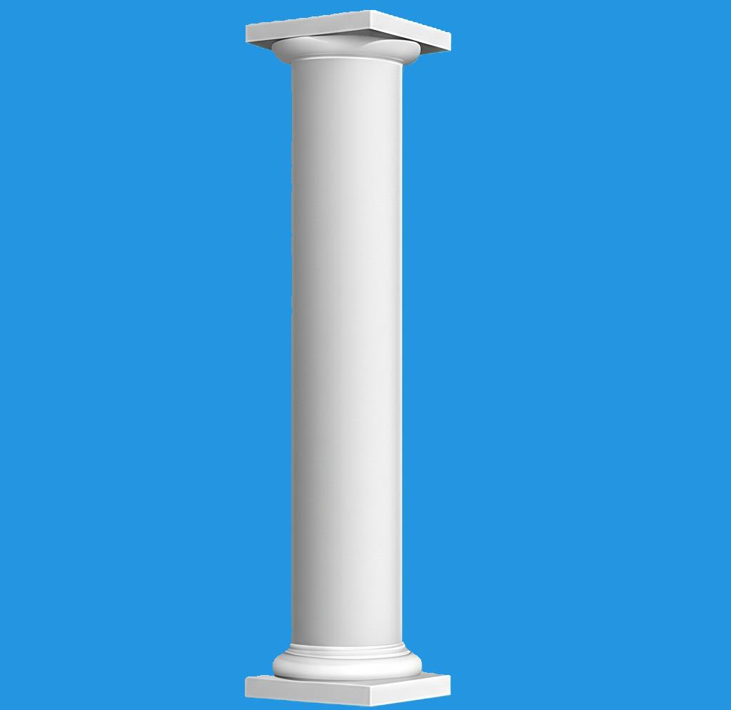 Round Non-Tapered 10in Post